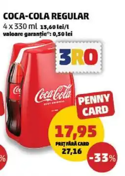 Penny COCA-COLA REGULAR Ofertă