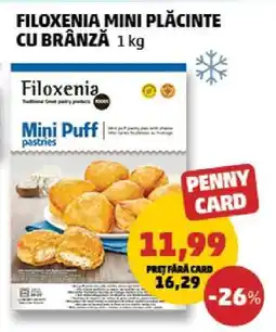 Penny FILOXENIA MINI PLĂCINTE CU BRÂNZĂ 1 kg Ofertă