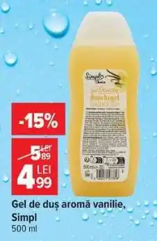 Carrefour Gel de duș aromă vanilie, Simpl Ofertă