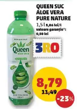 Penny QUEEN SUC ALOE VERA PURE NATURE Ofertă