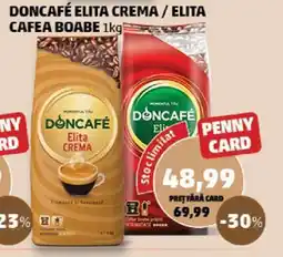 Penny DONCAFÉ ELITA CREMA / ELITA CAFEA BOABE 1kg Ofertă