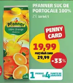 Penny PFANNER SUC DE PORTOCALE 100% Ofertă