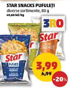 Penny STAR SNACKS PUFULEȚI Ofertă