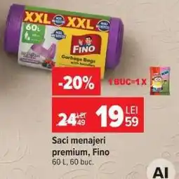 Carrefour Saci menajeri premium, Fino Ofertă