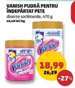 Penny Vanish Pudră pentru Îndepărtat Pete Ofertă