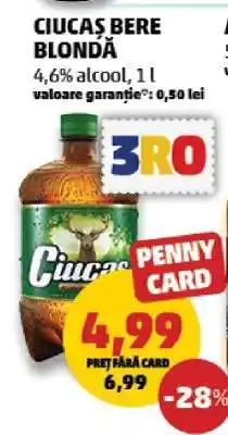 Penny CIUCAŞ Bere blondă Ofertă