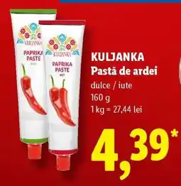 Lidl Kuljanka Pastă de ardei Ofertă