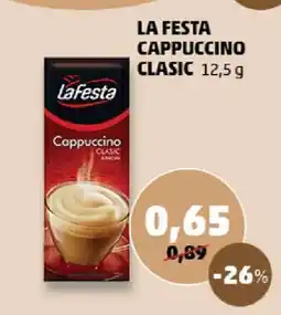 Penny LA FESTA CAPPUCCINO CLASIC 12,5 g Ofertă