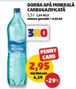 Penny Dorna Apă Minerală Carbogazificată Ofertă