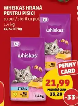 Penny Whiskas Hrană pentru Pisici Ofertă