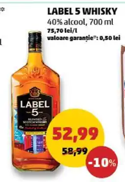 Penny LABEL 5 Whisky Ofertă