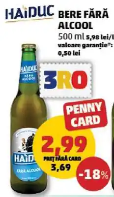 Penny HAIDUC BERE FĂRĂ ALCOOL Ofertă