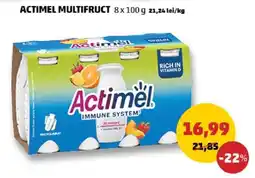 Penny Actimel Multifruct Ofertă