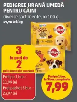 Penny PEDIGREE hrană umedă pentru câini Ofertă