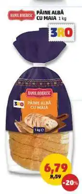 Penny Pâine Albă cu Maia Ofertă