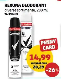 Penny REXONA DEODORANT Ofertă