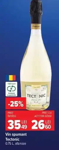 Carrefour Vin Spumant Tectonic Ofertă