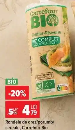Carrefour Carrefour Bio Rice Cakes Ofertă