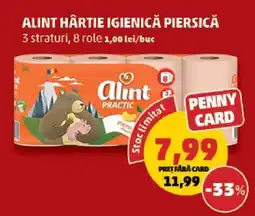 Penny ALINT HÂRTIE IGIENICĂ PIERSICĂ Ofertă
