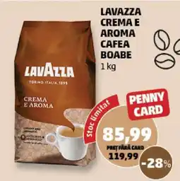 Penny Lavazza Crema e Aroma Cafea Boabe 1 kg Ofertă