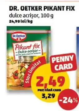 Penny DR. OETKER PIKANT FIX Ofertă