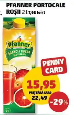 Penny PFANNER PORTOCALE ROȘII Ofertă