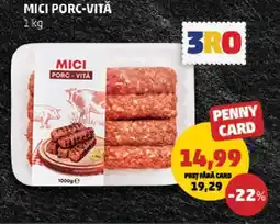 Penny Mici porc-vită Ofertă