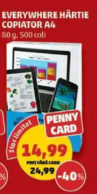 Penny EVERYWHERE HÂRTIE COPIATOR A4 Ofertă