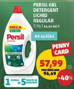 Penny PERSIL GEL DETERGENT LICHID REGULAR Ofertă