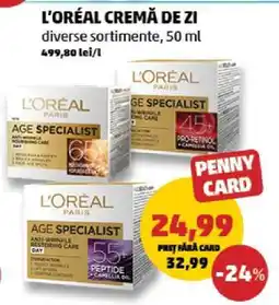 Penny L'Oréal Cremă de Zi Ofertă
