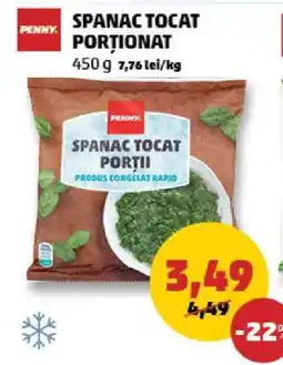 Penny Spanac Tocat Porționat Ofertă