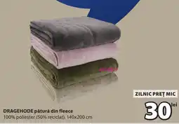 JYSK Dragehode pătură din fleece Ofertă