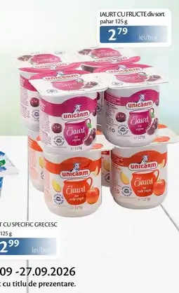 Unicarm Unicarm iaurt cu fructe div sort Ofertă