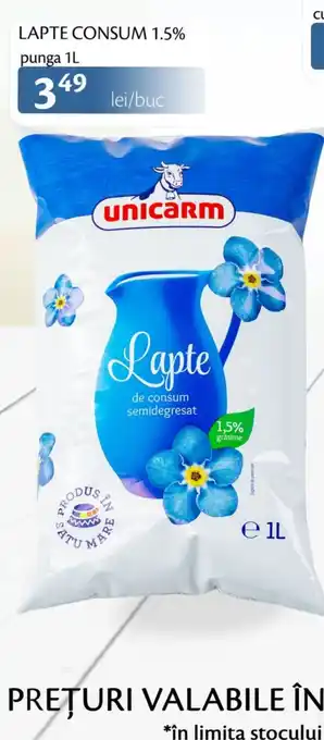 Unicarm Unicarm lapte de consum 1.5% Ofertă
