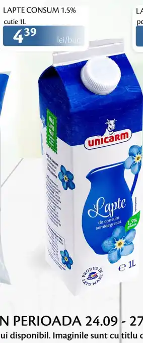 Unicarm Unicarm Lapte consum 1.5% Ofertă