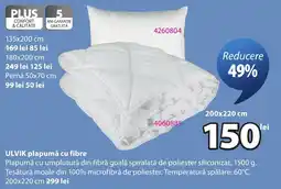 JYSK Ulvik plapumă cu fibre Ofertă