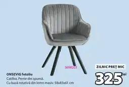JYSK Onsevig fotoliu Ofertă