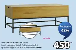JYSK Aabenraa măsuță de cafea Ofertă