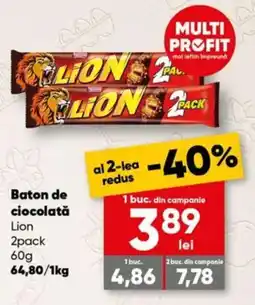 PROFI Lion baton de ciocolata Ofertă