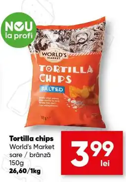 PROFI World's Market tortilla chips Ofertă