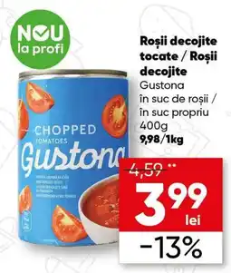 PROFI Gustona roșii decojite tocate Ofertă