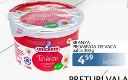 Unicarm Unicarm brânză proaspătă de vacă grasă Ofertă