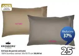JYSK Kronborg EA față de pernă satinată Ofertă
