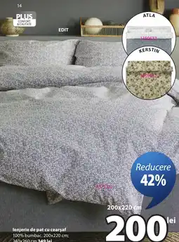 JYSK Edit lenjerie de pat cu cearșaf Ofertă