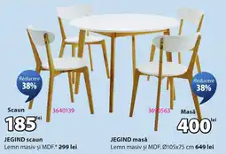 JYSK Jegind scaun Ofertă