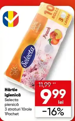 PROFI Selecta hârtie igienică piersică Ofertă
