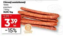 PROFI Teldo cårnați semiafumați premium Ofertă