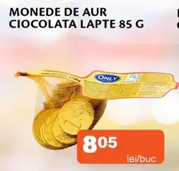 Unicarm Only monede de aur ciocolata lapte Ofertă
