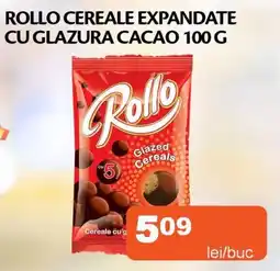 Unicarm Rollo cereale expandate cu glazura cacao Ofertă