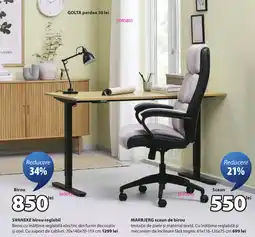 JYSK Svanekе birou reglabil Ofertă